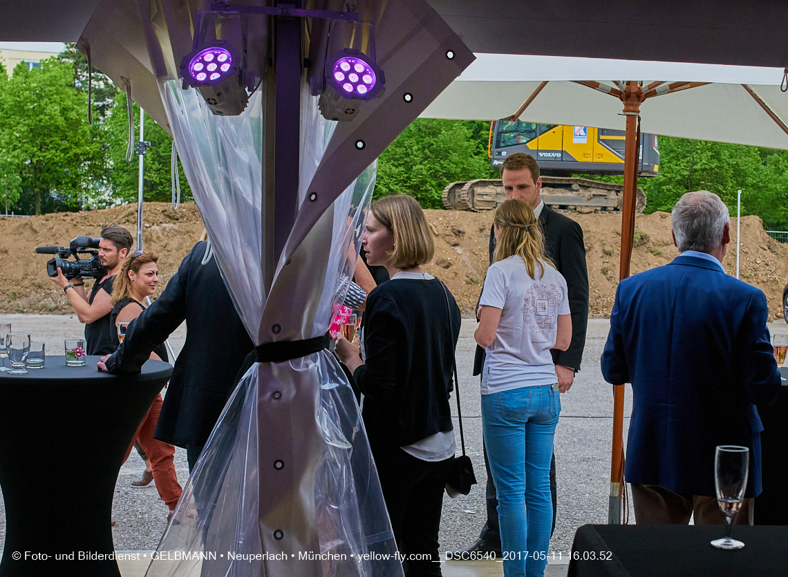 11. Mai 2017 - Grundsteinlegung für die LOGE und dem Kulturquadrat in Neuperlach